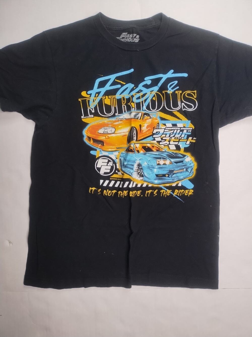 Vtg NWT Mens / Women’s Fast And Furious Black T Shirt Medium 100% Cotton